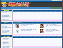Tablet Screenshot of narutogames.org